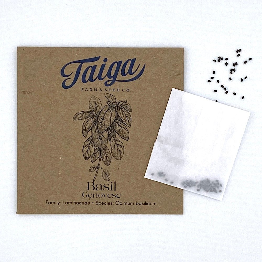 Taiga Farm and Seed Basil Seed and Packet